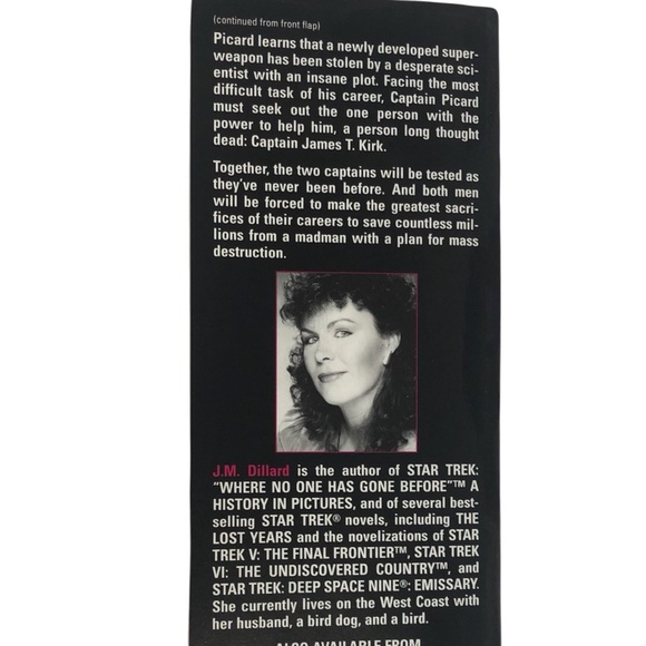 Star Trek Generations a Hardback novel written by J M Dillard - Picture 4 of 5